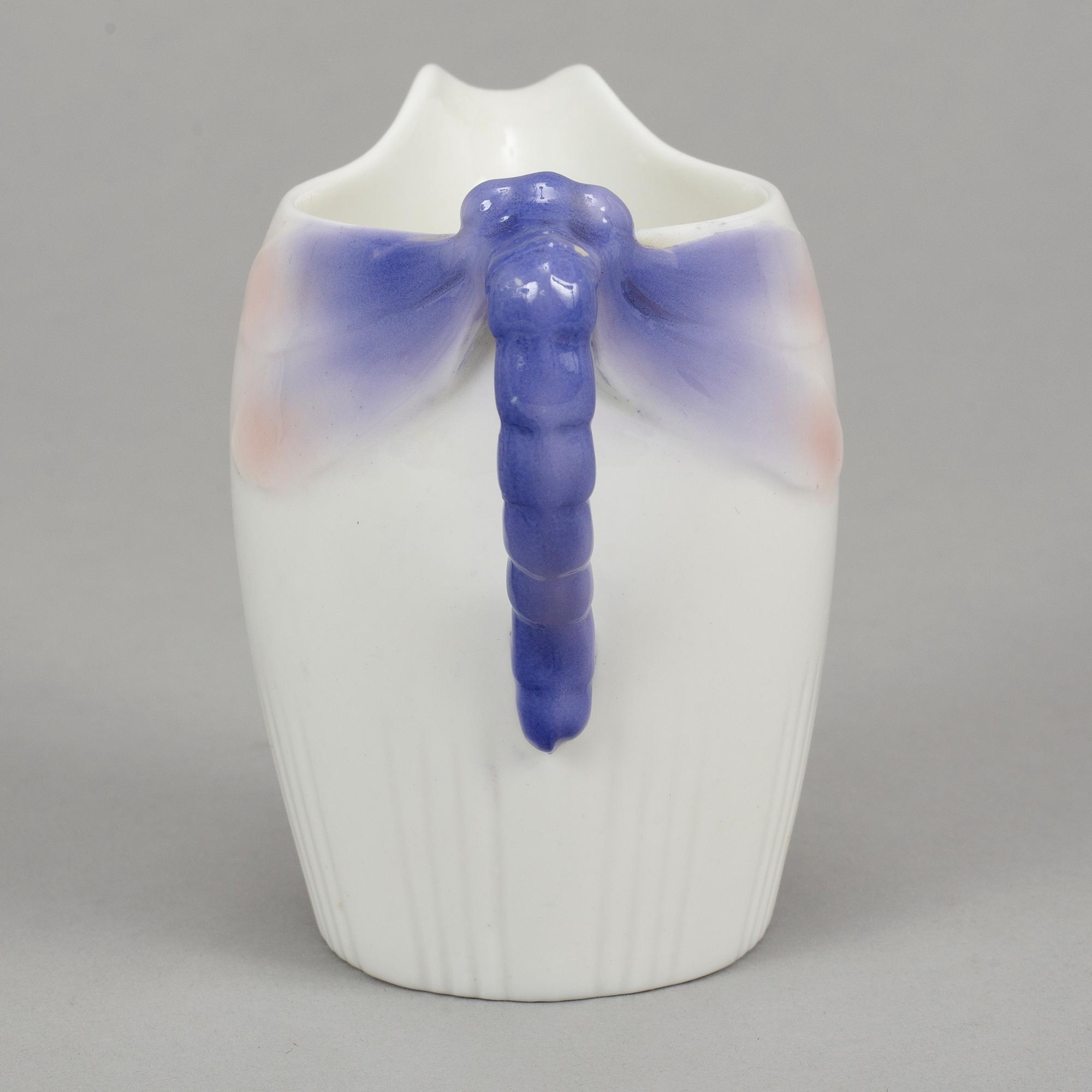 Alf Wallander, a 'Trollsländan' part service, nine pieces,  Rörstrand, Jugend.