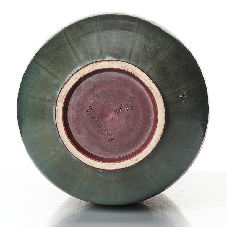 Berndt Friberg, a stoneware vase, Gustavsberg Studio, Sweden 1956.