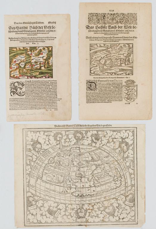 BOK. Münster, Sebastian; ur"Cosmographiae Universalis".
