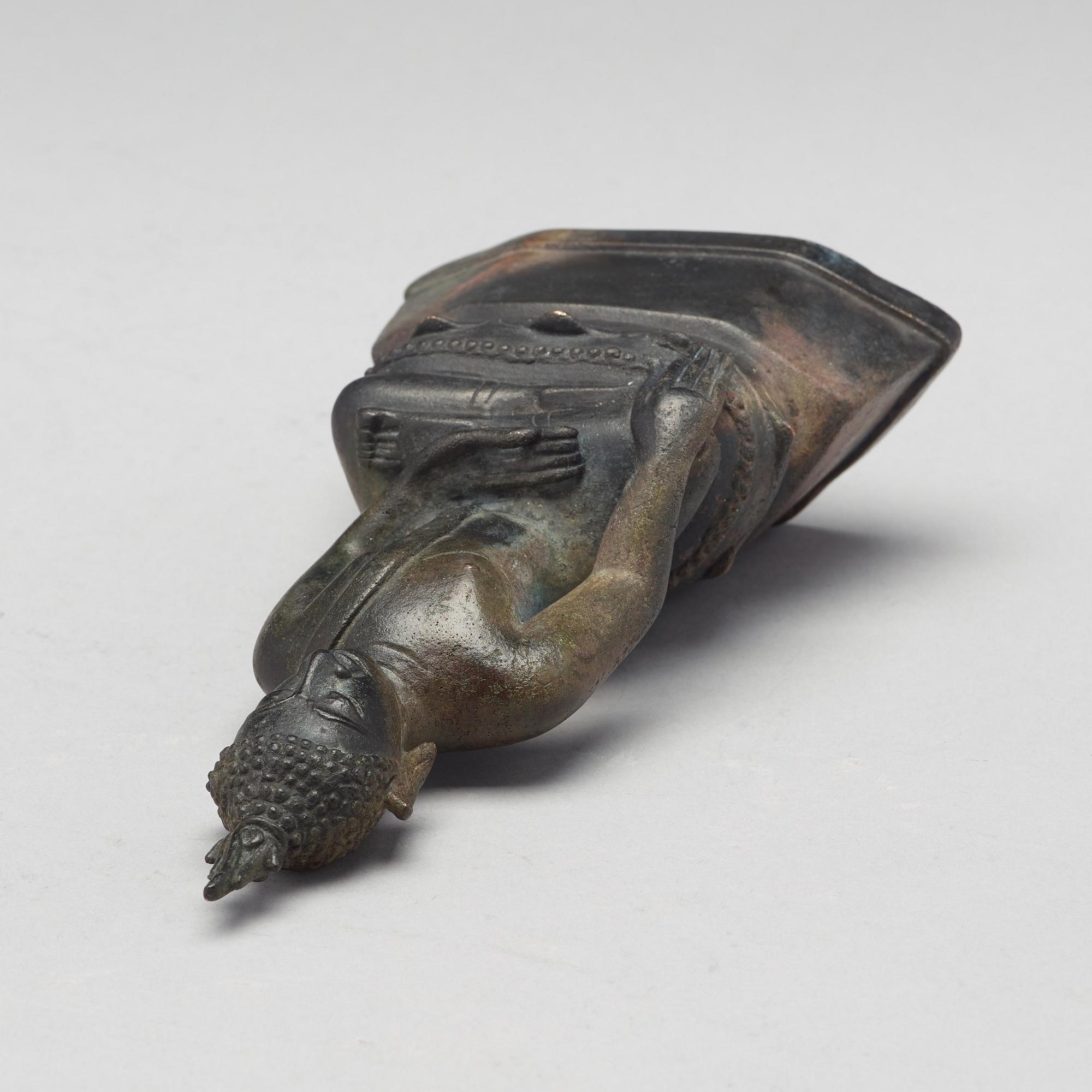 A Thai figure of Buddha, Lanna period, 15/16th Century.