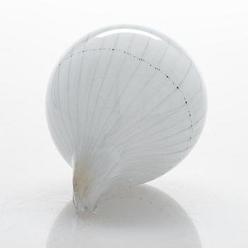 Oiva Toikka, glasskulptur, signerad O. Toikka Nuutajärvi.