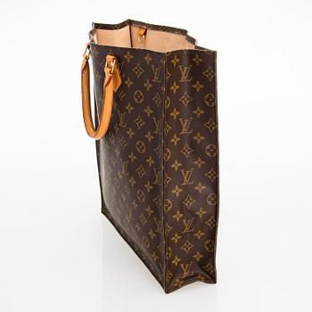 Louis Vuitton, Monogram Canvas 'Sac Plat Tote' Bag.