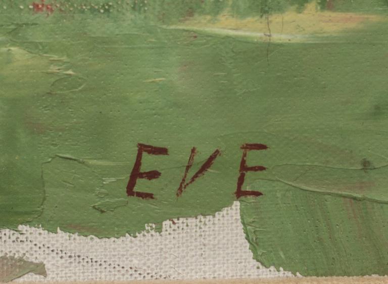 EVE ERIKSSON, olja på duk, signerad.