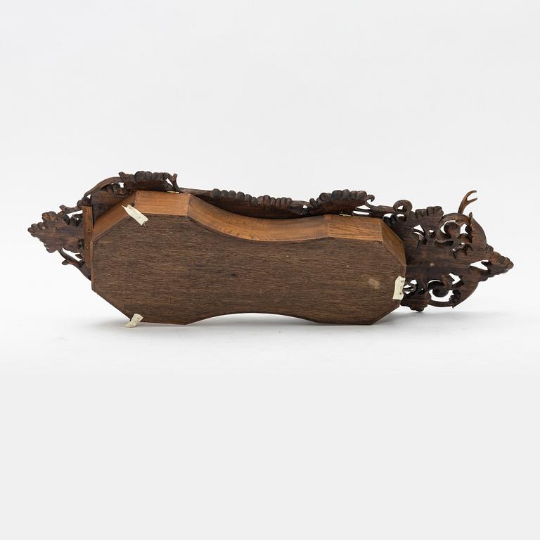 Wall clock, Gustav Becker, Germany, early 20th century.