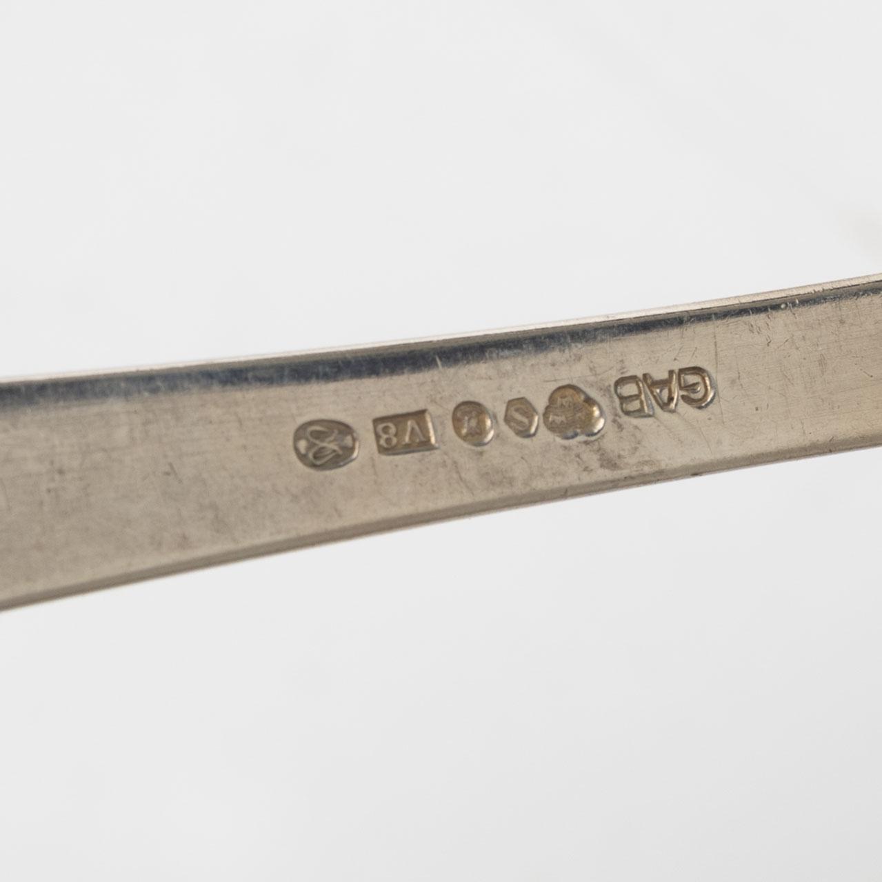Jacob Ängman, Cutlery set, 53 pieces, silver, “Rosenholm”, GAB, including Stockholm 1947.