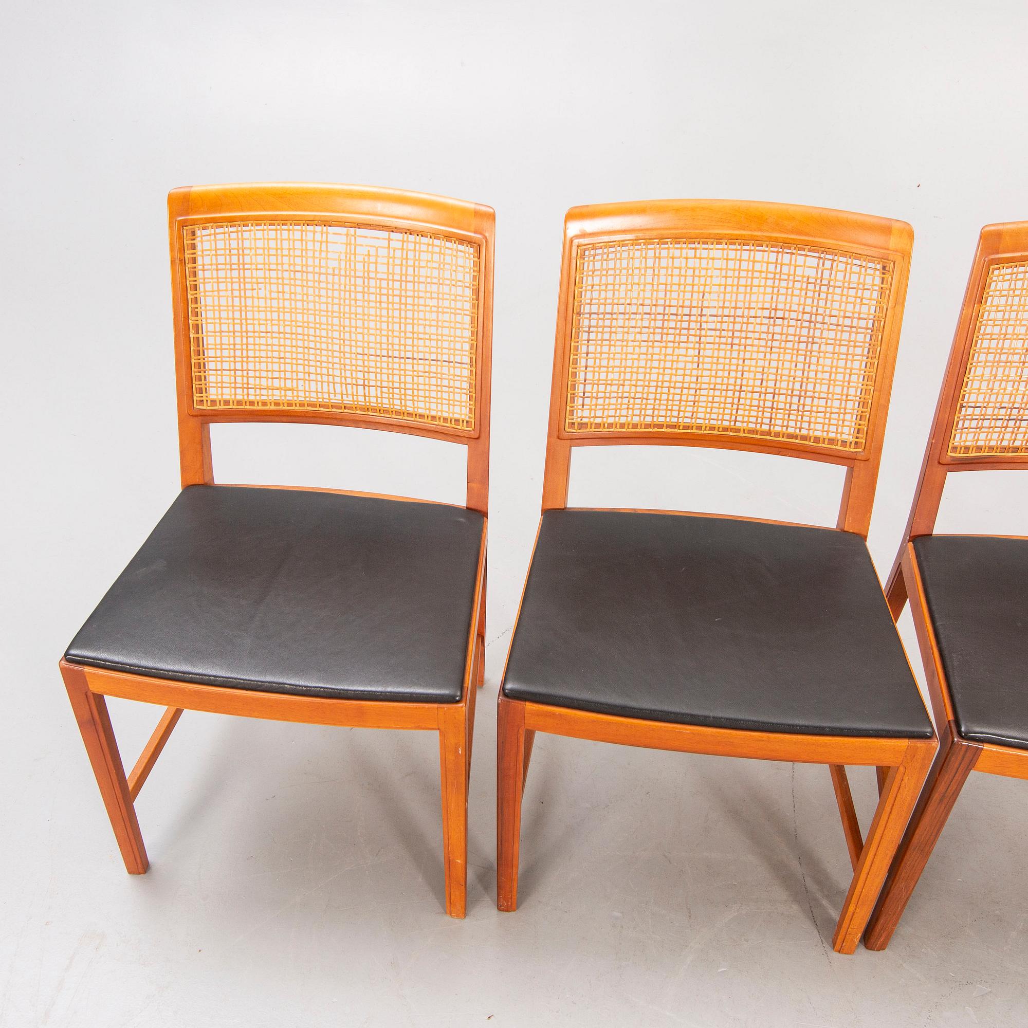 Bertil Fridhagen, stolar 4 st Bodafors 1960-tal.