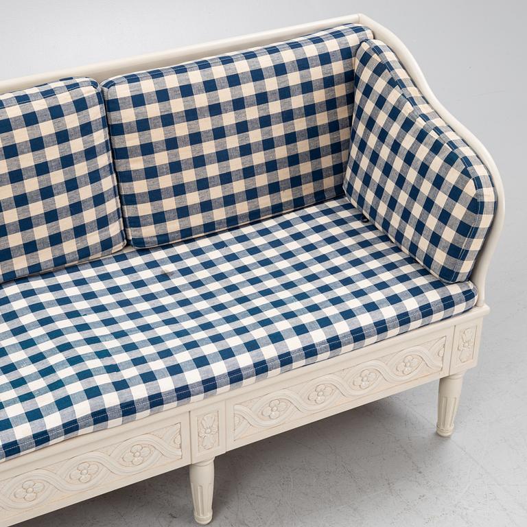 A 'Svensksund' Gustavian-style sofa from IKEA's 18th century series, 1990's.