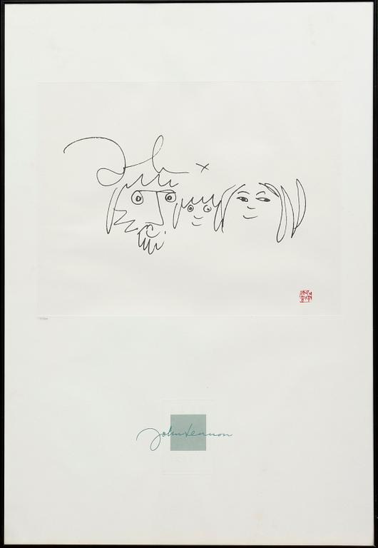 JOHN LENNON, lithograph numbered.