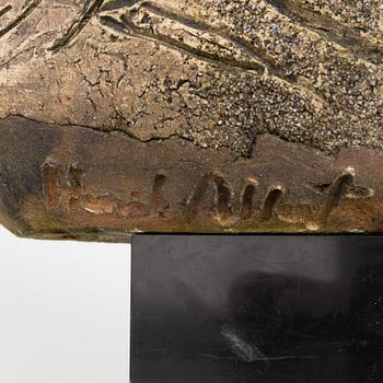 Henrik Allert, skulptur, stengods, signerad.