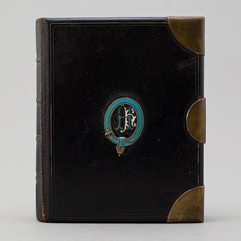 A PHOTO ALBUM, ca 150 photos, secod half of the 19th century.
