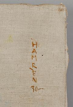 BENGT HAMRÉN, olja på duk, sign och dat 30.