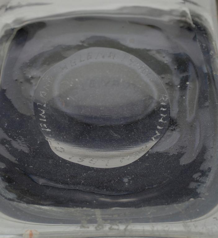 KARAFF, glas "Tippa" sign. Helena Tynell, Riihimäen Lasi.