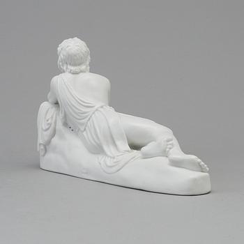A bisquit scultpure of from John the Baptist sermon, after Bertel Thorvaldsen, Bing & Gröndahl, Denmark, 1870s.