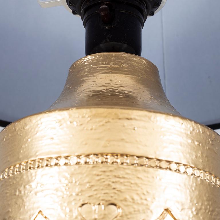 A pair of table lamps from Bitossi, Italy.