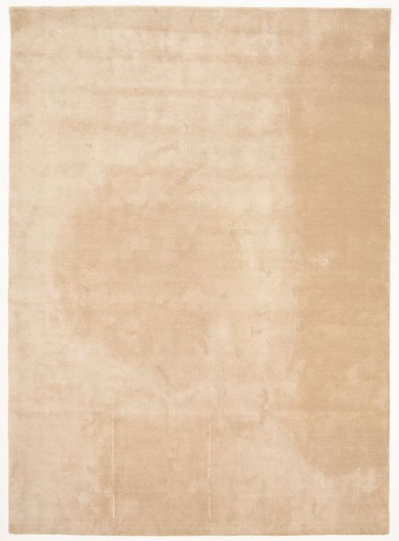 A hand tufted carpet, "Structured  Oatmeal", by lLayered ca 355 x 255 cm.