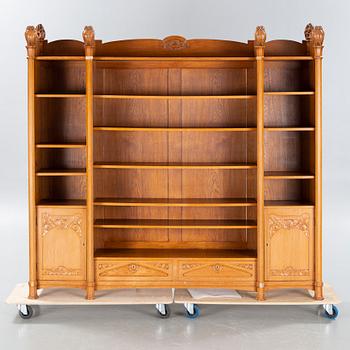 CARL CHRISTIAN CHRISTENSEN, bookshelf, signed and dated 1909.