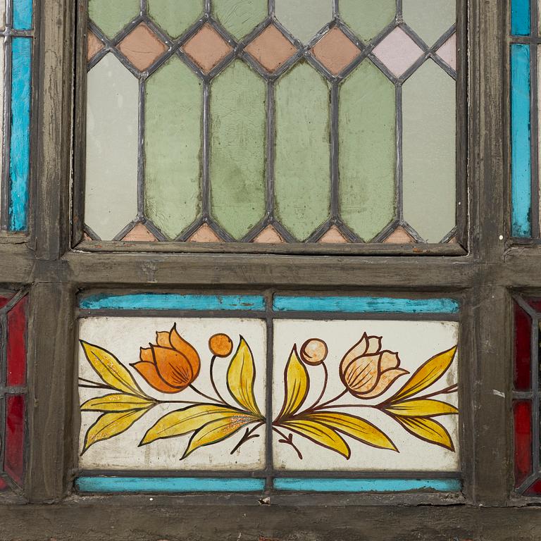 Stained glass window, 18th–20th century.