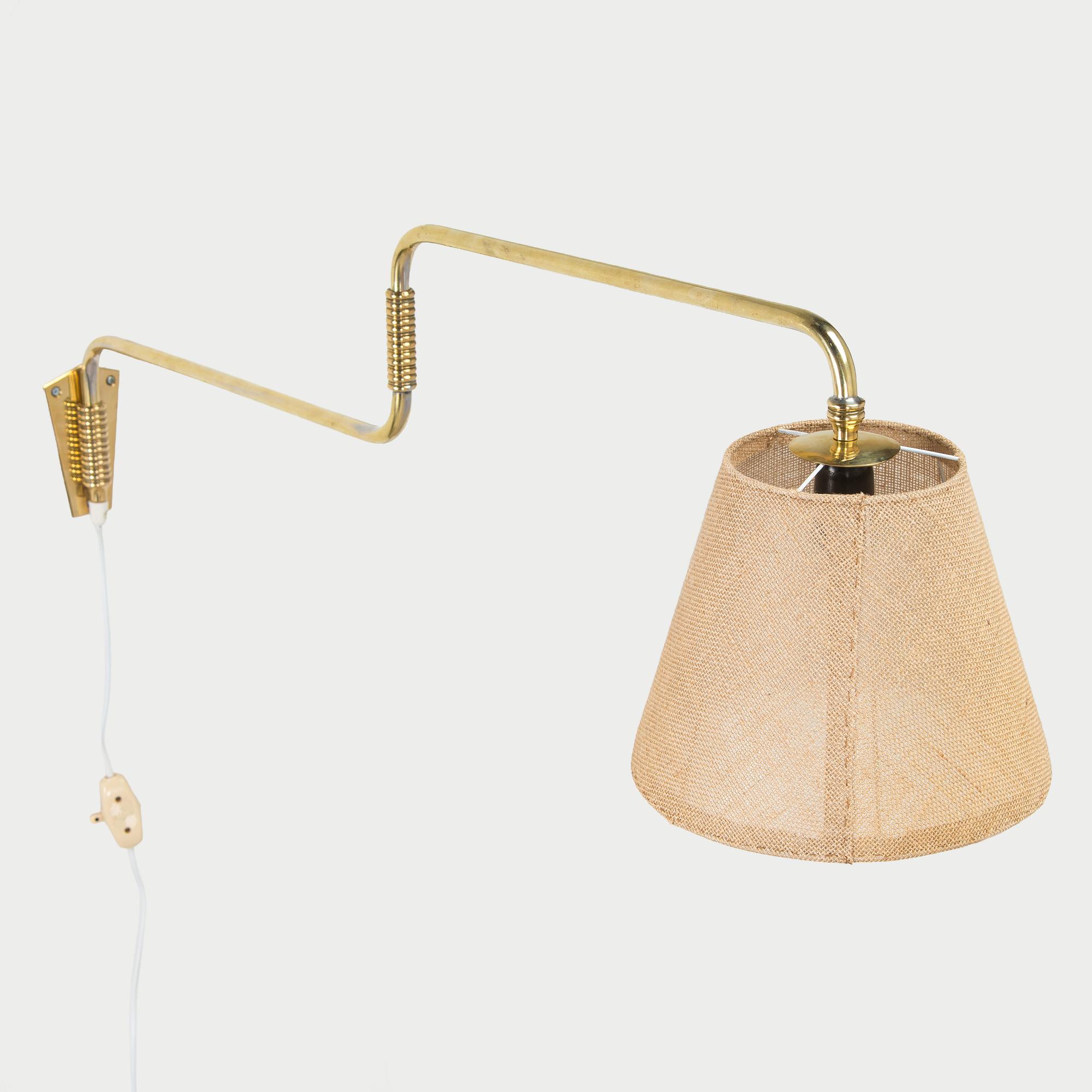 Vägglampa, 1900-talets mitt.