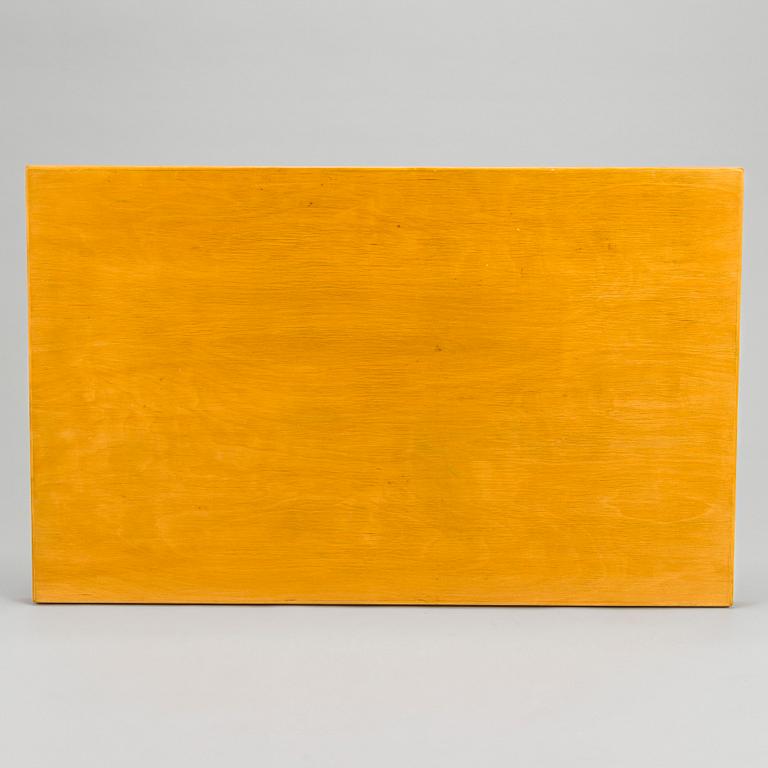 Ilmari Tapiovaara, 1940s X-legged table for Keravan Puuteollisuus, Finland.