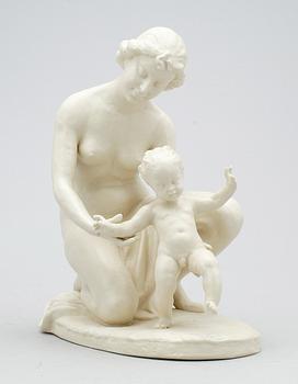 FIGURIN, keramik, Schaubach kunst, Tyskland, 1900-talets mitt.