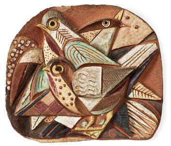 Tyra Lundgren, A Tyra Lundgren stoneware relief.