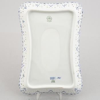 A 'Musselmalet' porcelain dish, model 1122, full lace, Royal Copenhagen, Denmark 1974-1978.