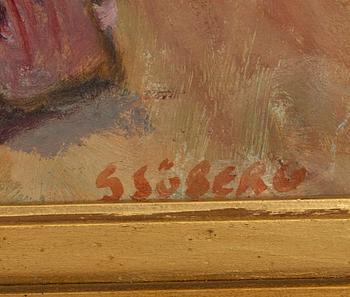 BERTIL SJÖBERG, a signed oil on canvas.