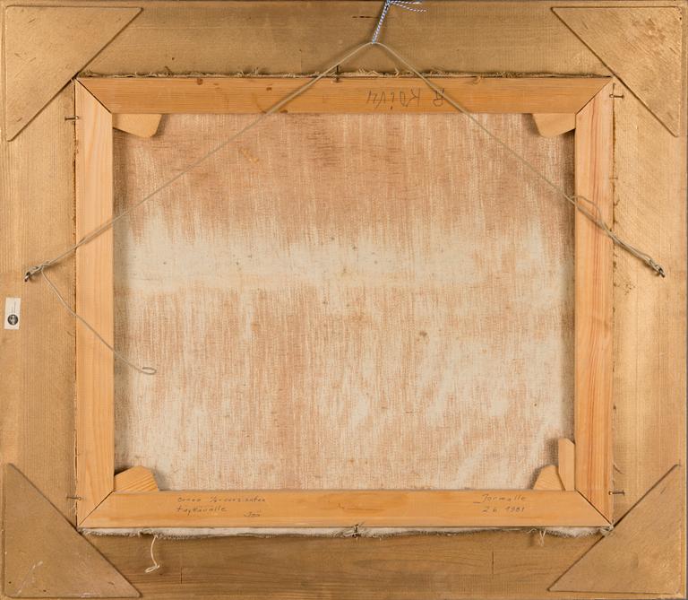 RUDOLF KOIVU, oil on canvas, signed R.K.