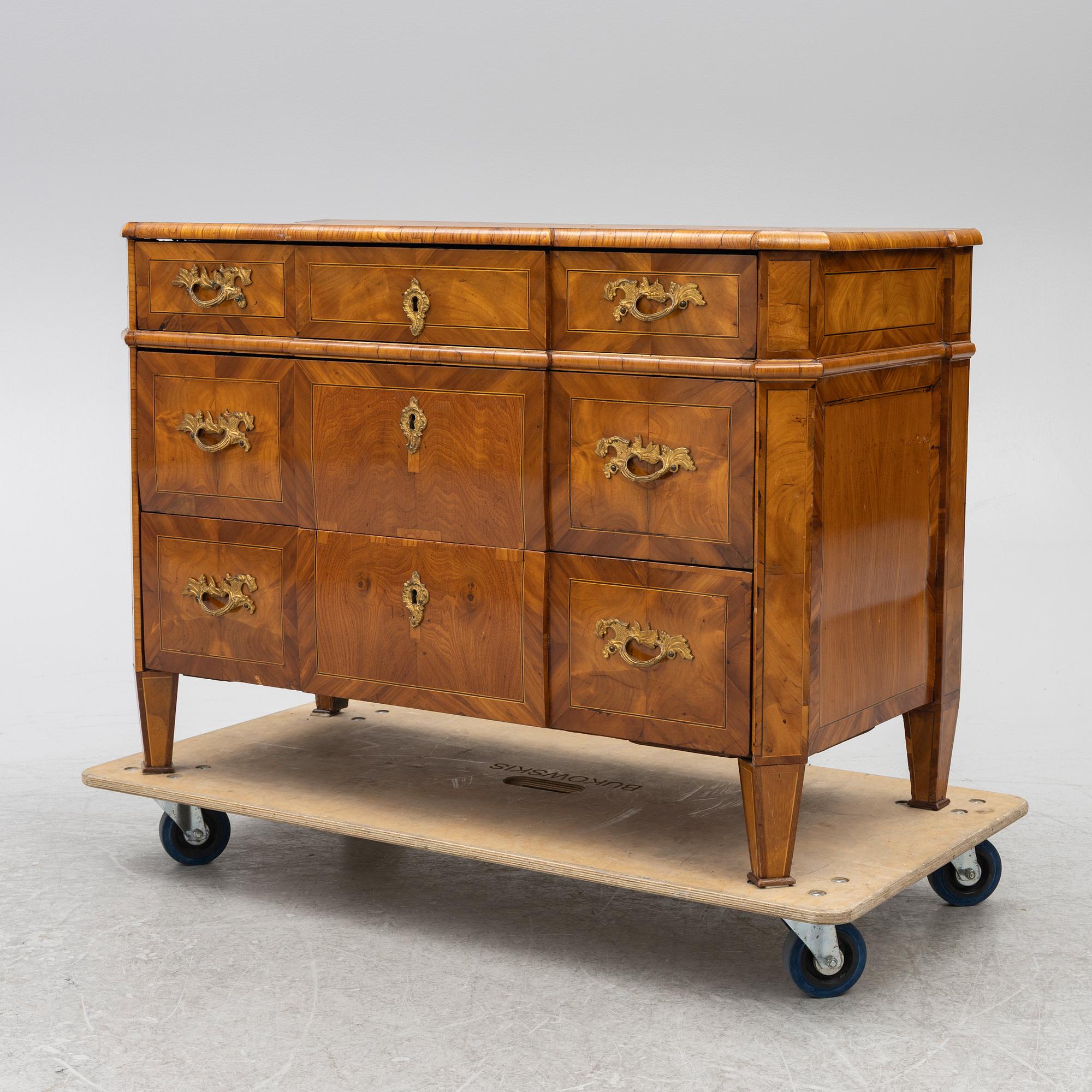 Bureau, Gustavian, 18th century.