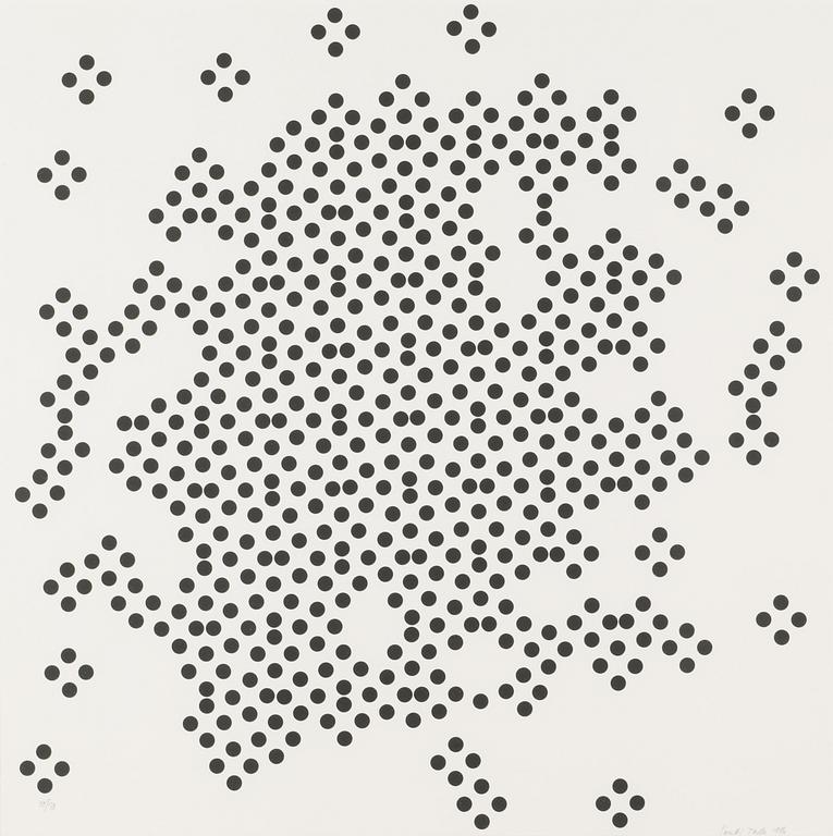 Pentti Tulla, serigrafi, signerad och daterad 1986, numrerad 10/50.