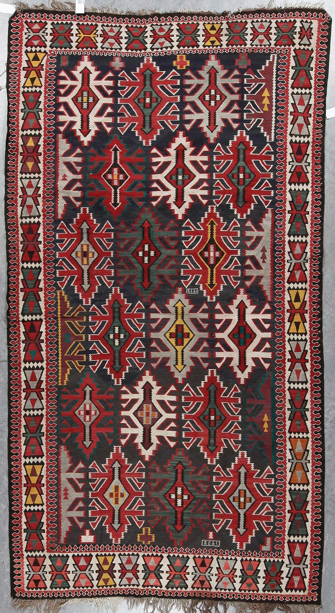 KELIM, semiantik, Kaukas/Nordväspersisk, ca 295x162 cm.