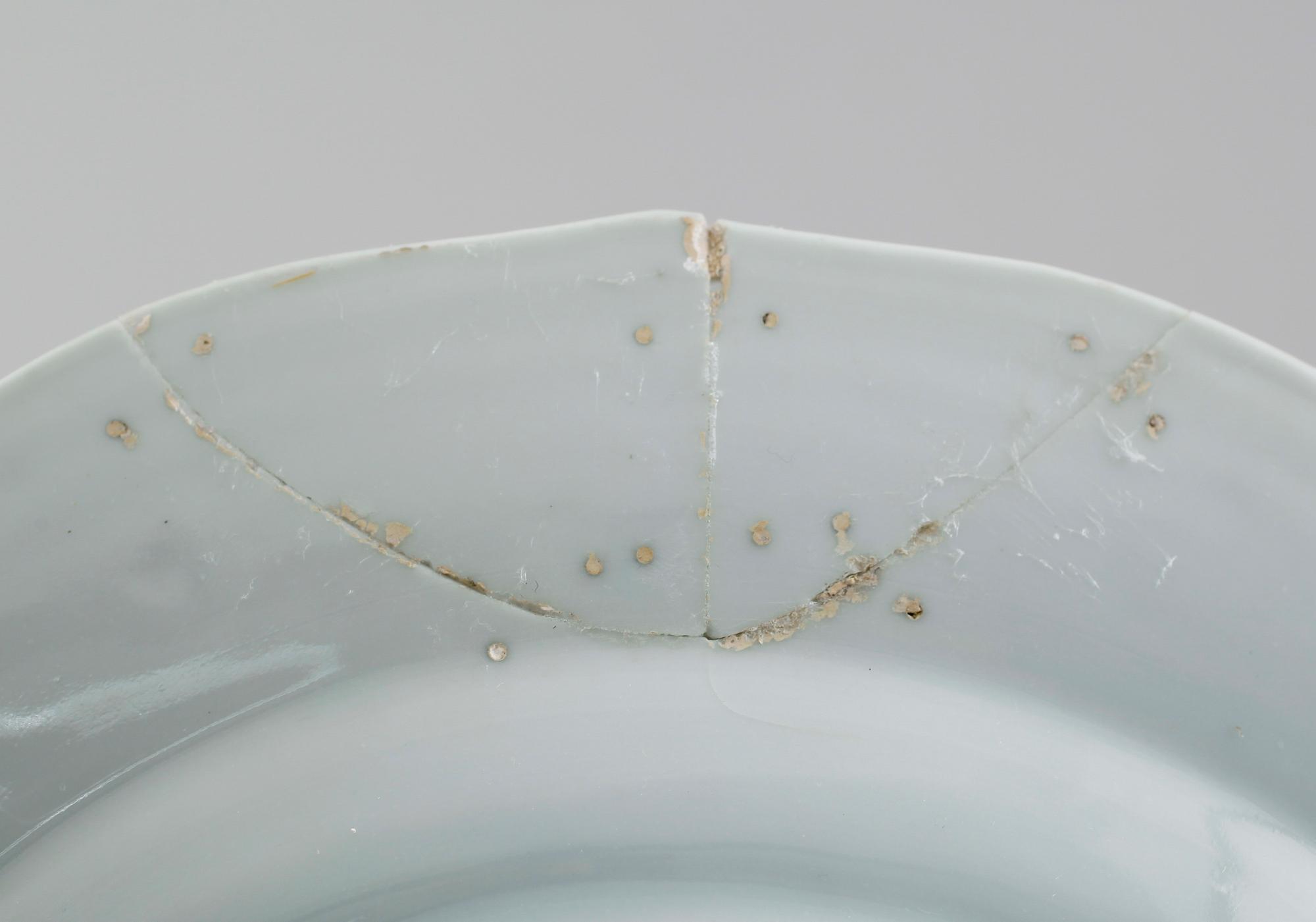 TALLRIKAR, 9 st, porslin, Kina, 1700-/1800-tal.