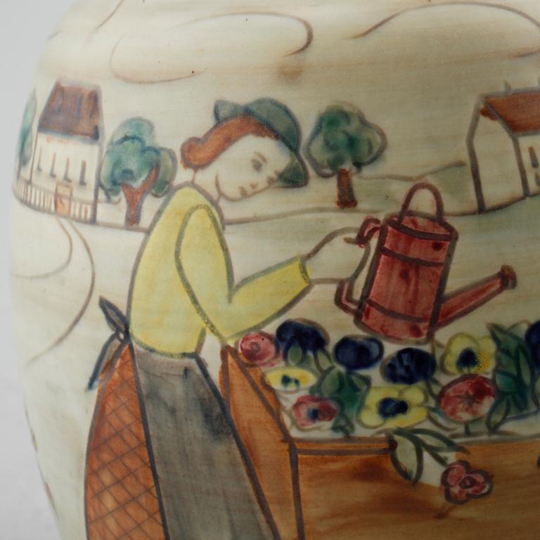 GERTRUD LÖNEGREN, vas, stengods, Rörstrand, 1930/40-tal.