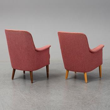 CARL MALMSTEN, a pair of 'Husmor' easy chairs.