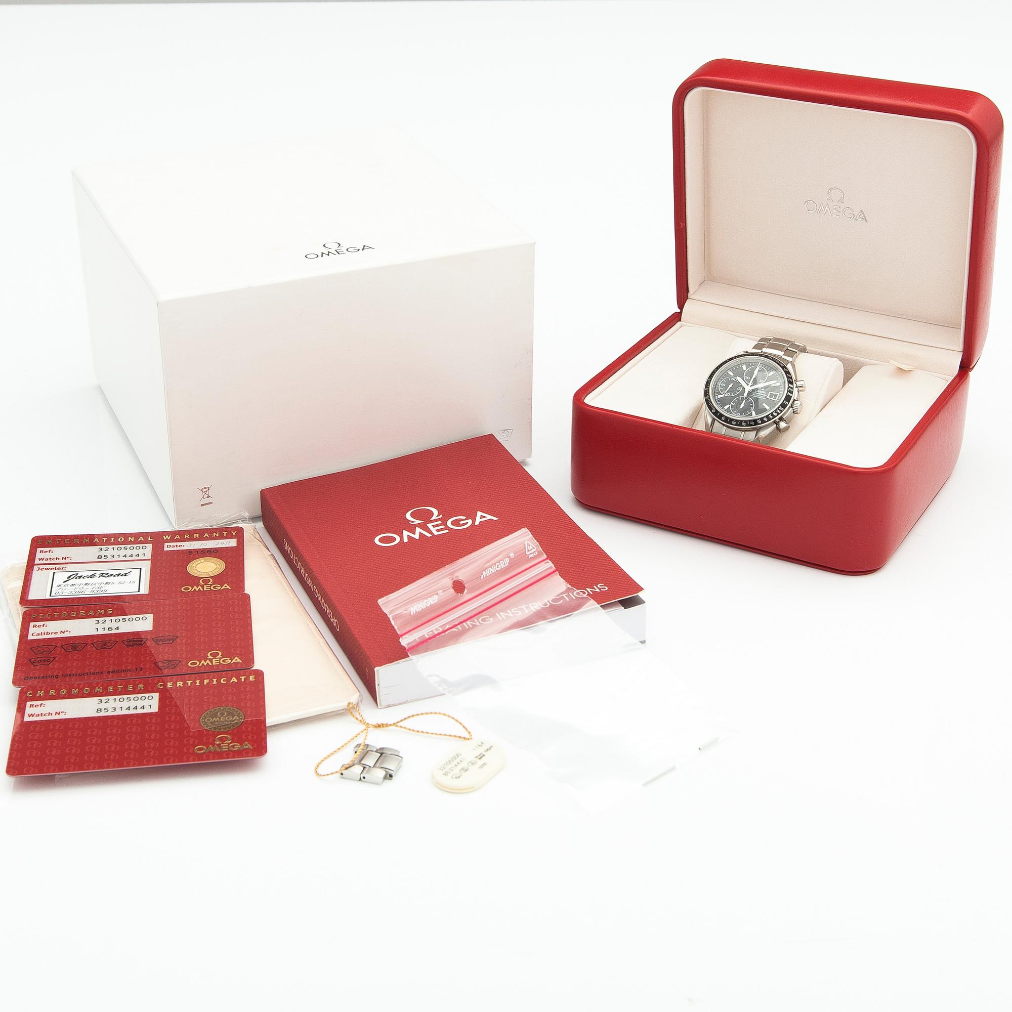 OMEGA, Speedmaster, rannekello, 40 mm.
