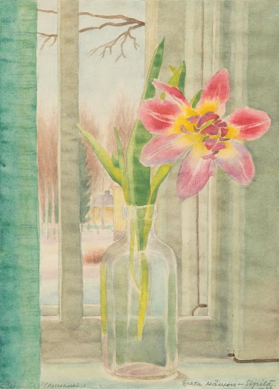 Greta Hällfors-Sipilä, Blomman i flaskan.