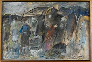 Valdemar Pyysiäinen, Figures in a Landscape.