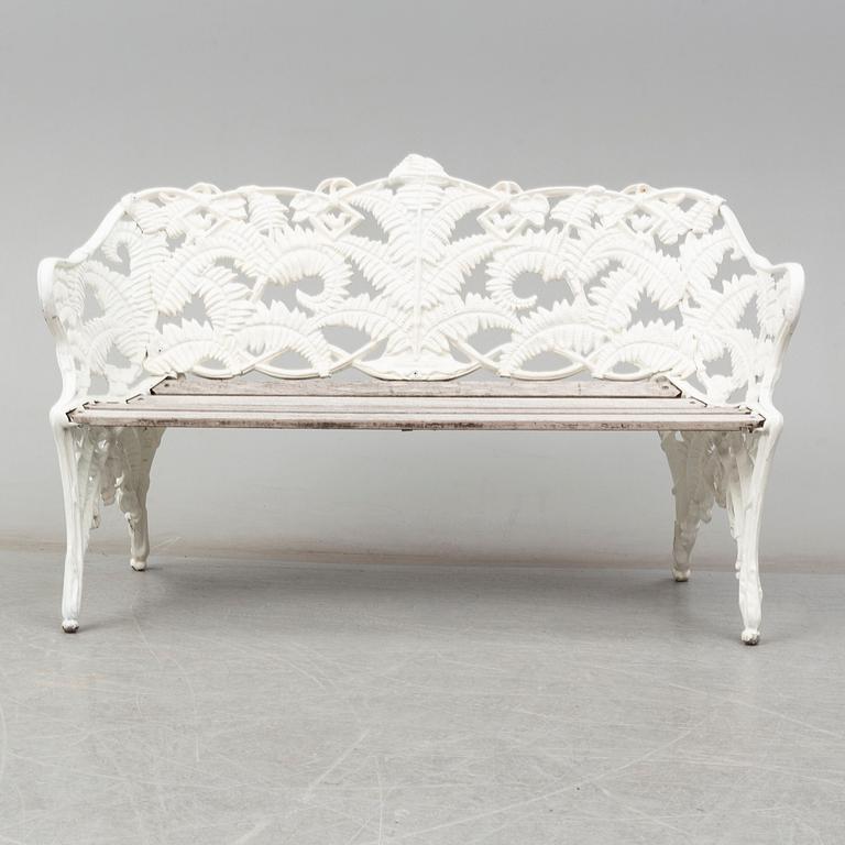 A second half of the 20th century garden sofa from Byarums Bruk.