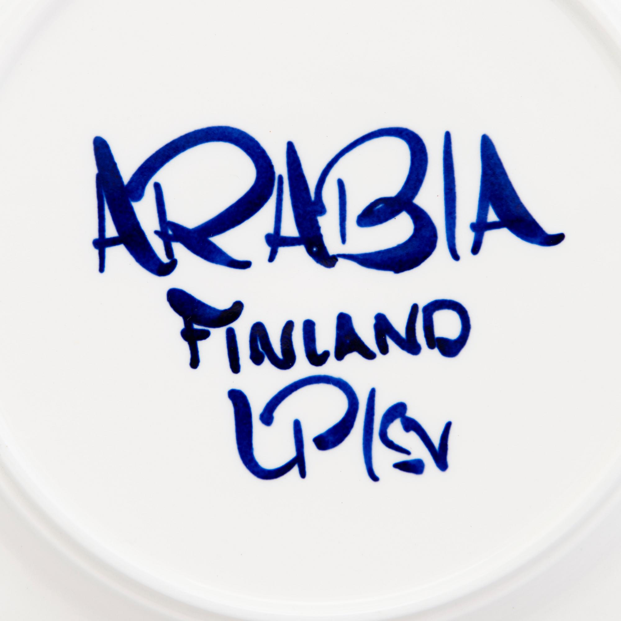 ULLA PROCOPÉ, TESERVIS, 12 delar, "Valencia", Arabia, Finland 1960-70-tal.