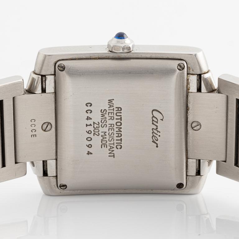 Cartier, Tank, Francaise, wristwatch, 28 x 24 (32) mm.