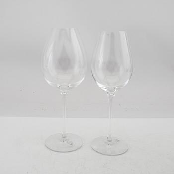 Erika Lagerbielke, glasservis 55 delar "Difference", Orrefors.