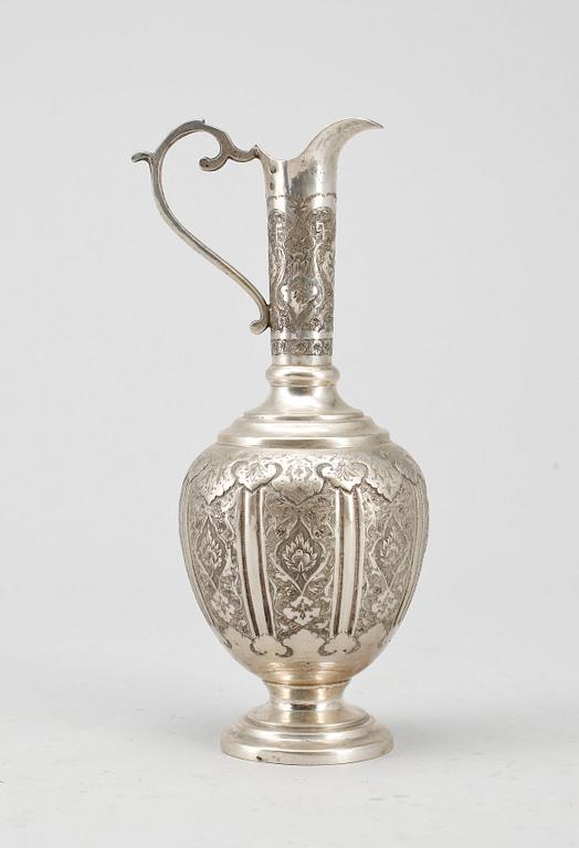 KAFAFF, silver, Ryssland, otydlig stadsstämpel, omkr sekelskiftet 1900. Vikt 251 g.