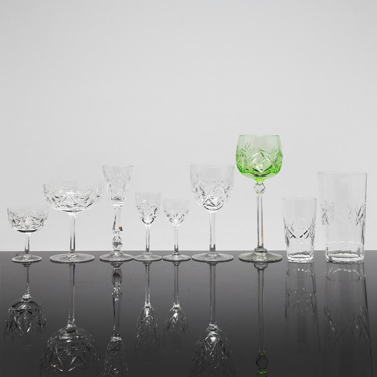 GLASSERVIS, 91 delar, 1900-tal.