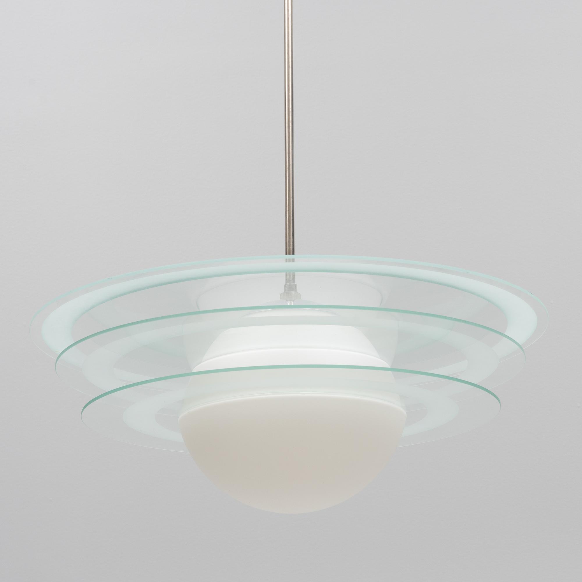 Saturn lamp, mid-20th century.