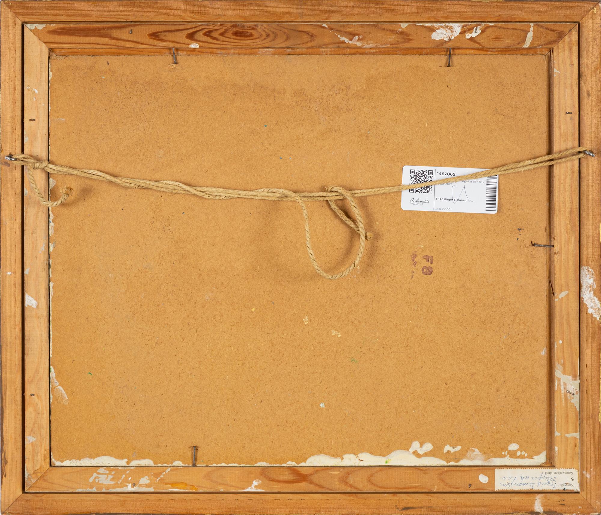 Ingrid Simonsson, oil on panel.