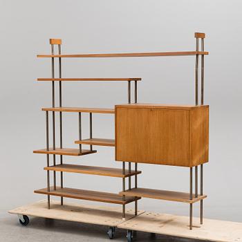 A mid 20th century possibly Danish book shelf.