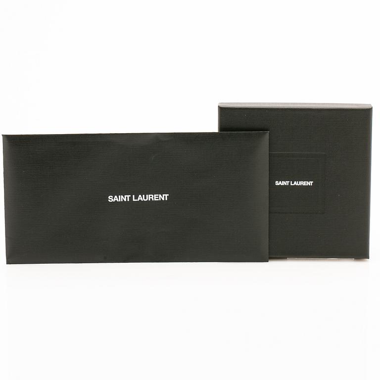 Yves Saint Laurent, Brooch, YSLA opium crocodile in oxidised silver.