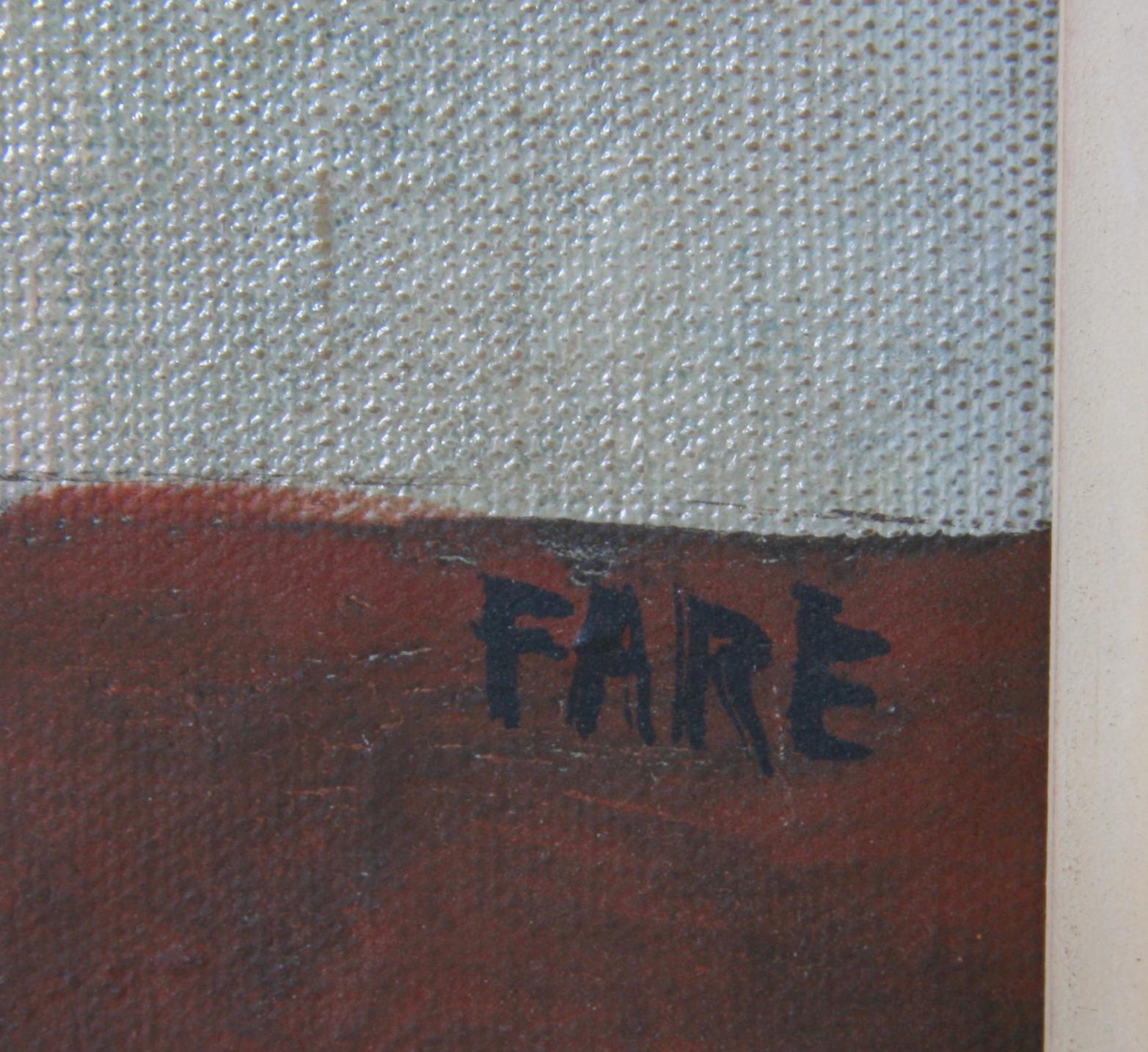 FARE, LEOPOLD, olja på duk, sign.