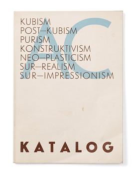 OTTO G CARLSUND, "'nternationell Utställning av Post-kubistisk konst, Parkrestaurangen, Stockholmsutställningen 1930'.