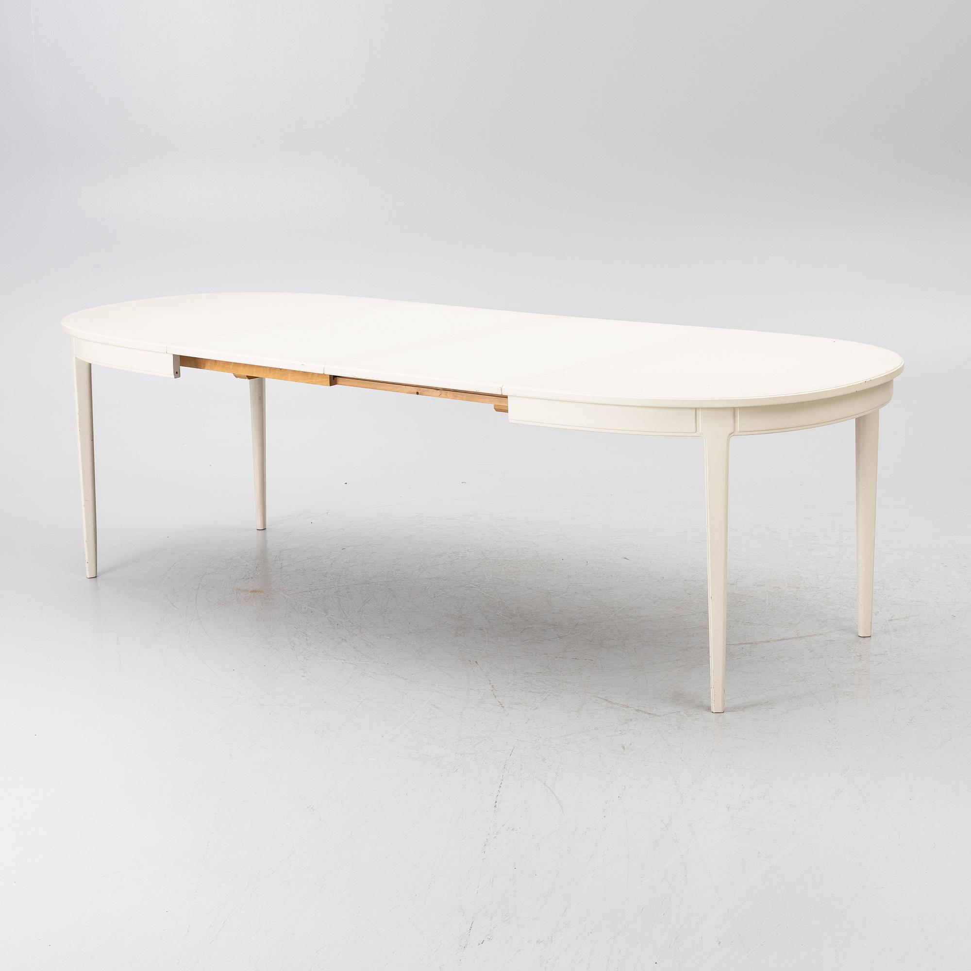 Carl Malmsten, Dining set, 7 pieces, "Herrgården", Bodafors, 1961.